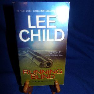 Running Blind by Lee Child - #4 Jack Reacher - Oversized Paperback Book